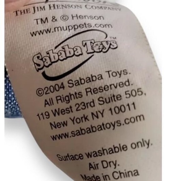 Vintage 2004 Jim Henson Muppets Sababa Toys Animal 9" Plush Retired collectible - Picture 2 of 4